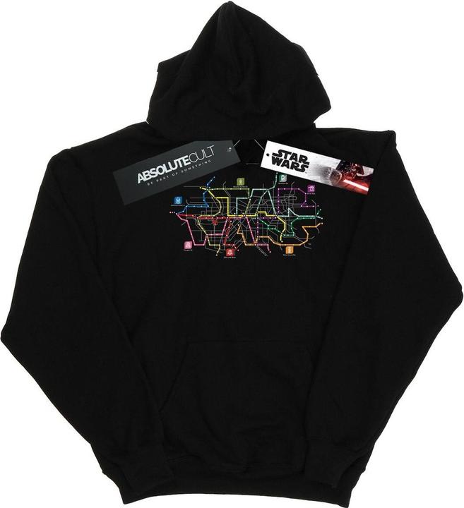 Star Wars Subway Map Logo Kapuzenpullover (XL)