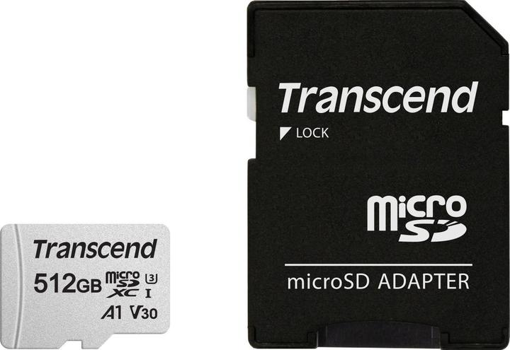 Transcend 300S (512 GB, microSDXC, U3, UHS-I)
