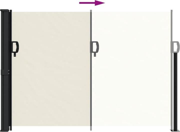 Actual product image VidaXL Extendable side awning (1.40 m)