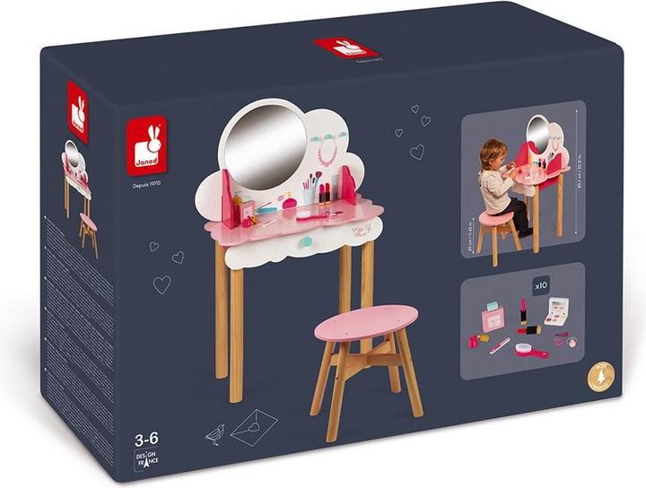 Image du produit Janod table coiffeuse (56 x 38 x 89,5 cm)