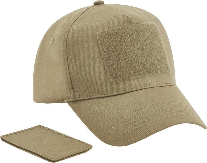 Beechfield Baseballmütze Abnehmbarer Aufnäher (One Size)