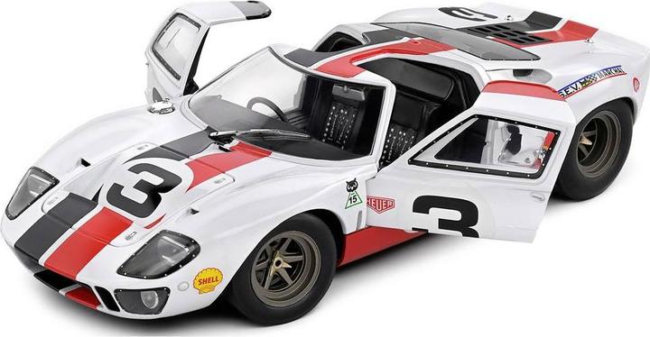 Actual product image Solido 1:18 Ford GT40 MK.1 Eric Dean 2015 white