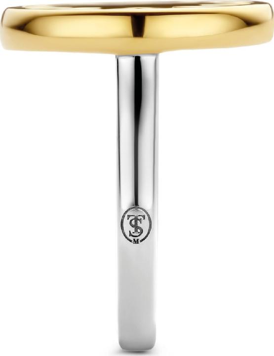 Immagine prodotto Ti Sento Milano Anello sole con zirconi bicolore placcato oro 12215ZY (56, 925 Argento)