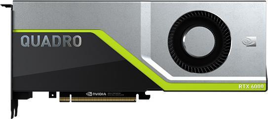 Produktbild Dell NVIDIA Quadro RTX 6000 24GB 4x DP + 1x Virtual Link RT Cores Tensor Cores Precision Customer KI (24 GB)