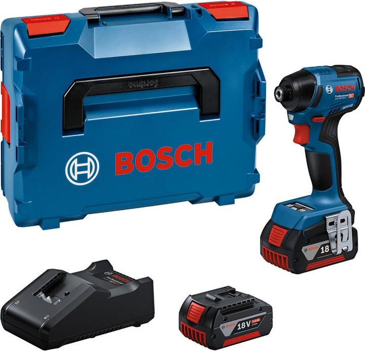 Bluetooth module, 2x rechargeable battery 18 V/ 5 Ah, L-BOXX 136 incl. L-BOXX full insert, Quick charger