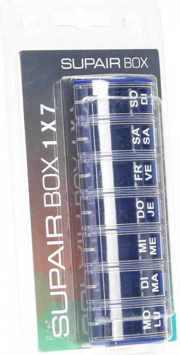 Immagine prodotto Supairbox 1x7 distributore settimanale tedesco/francese blu