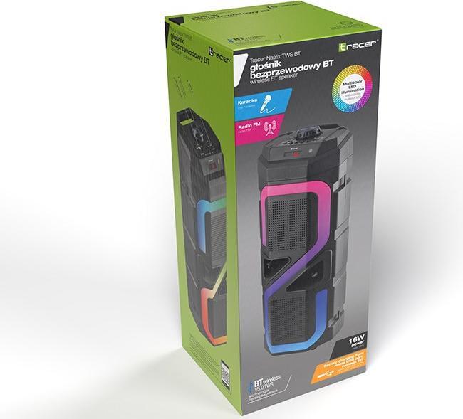 Actual product image Tracer Tra Speaker Natrix TWS BLUETOOTH (Rechargeable battery operated)