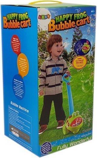 Produktbild Lean Toys Seifenblasenmaschine Frosch Su Pink Hand Musik Lichter