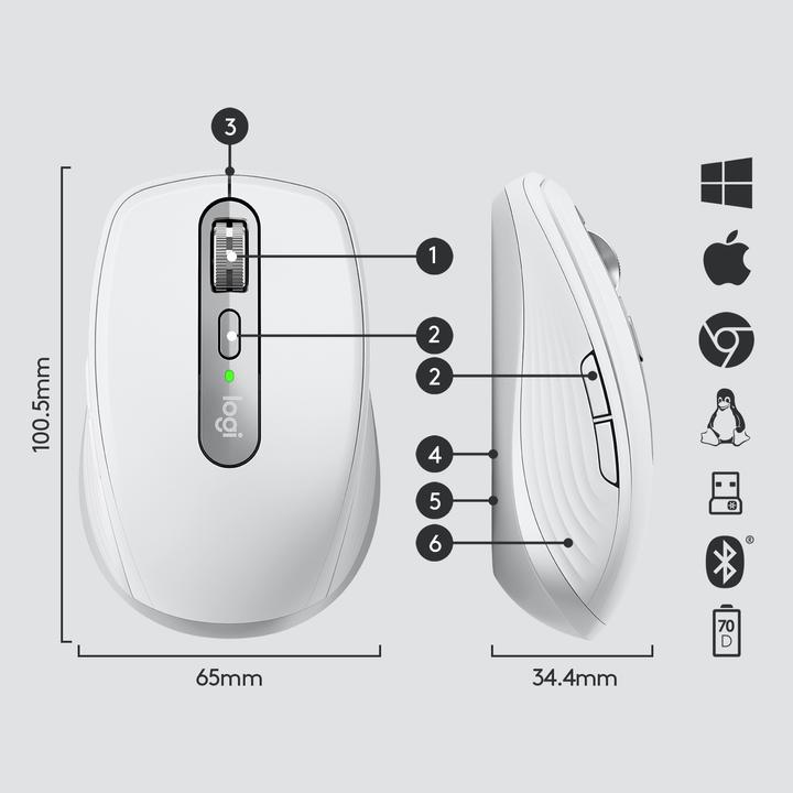 Produktbild Logitech MX Anywhere 3 (Kabellos)