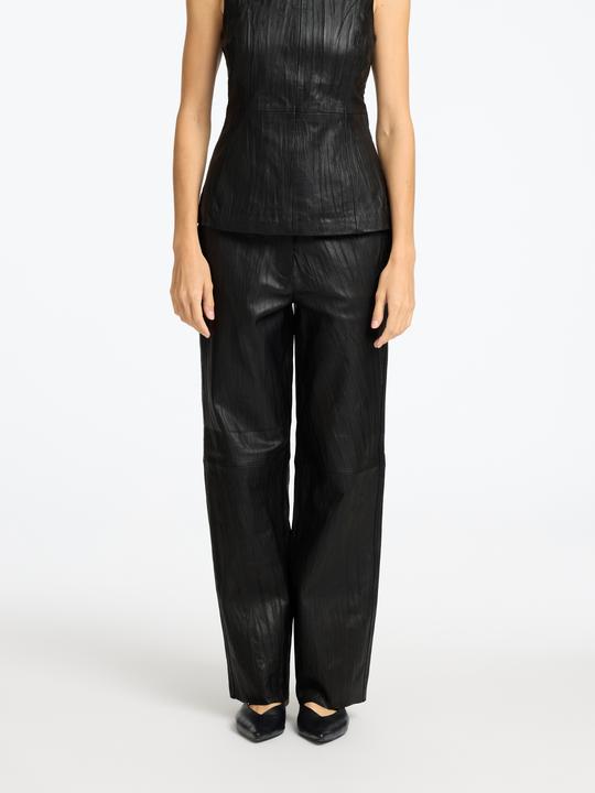 Immagine prodotto Selected Femme Pantaloni in pelle a vita media (36)