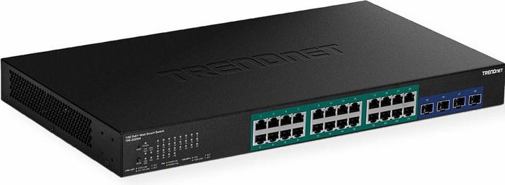 Trendnet 28-poorts Gigabit Web Smart PoE+ Switch w. SFP+ (28 Havens)