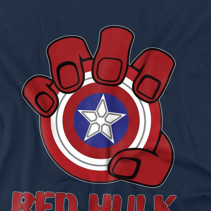 Immagine prodotto Captain America Maglietta Hulk Rosso Scudo Bambini (128)