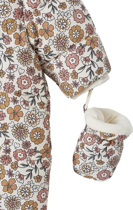 Image du produit Vertbaudet Combinaison d'hiver bébé doublée polaire à fleurs (86)