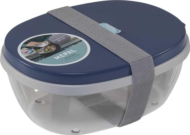 Produktbild Mepal Salatbox Ellipse - Nordic Denim (1.30 l)