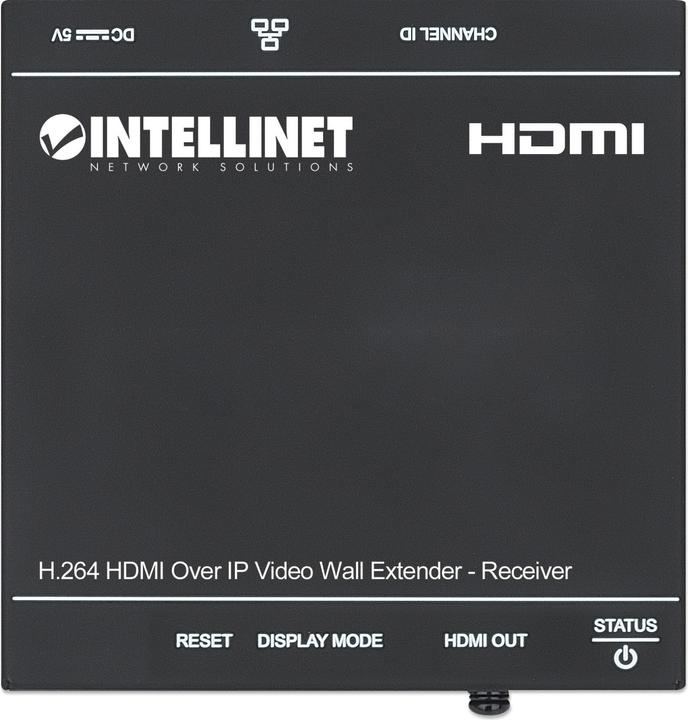 Image du produit Intellinet H.264 HDMI Over IP video wall extender, module récepteur