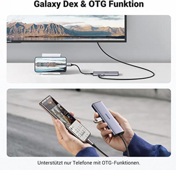 Actual product image Ugreen USB Hub 3.0 (USB-C, 5 Ports)