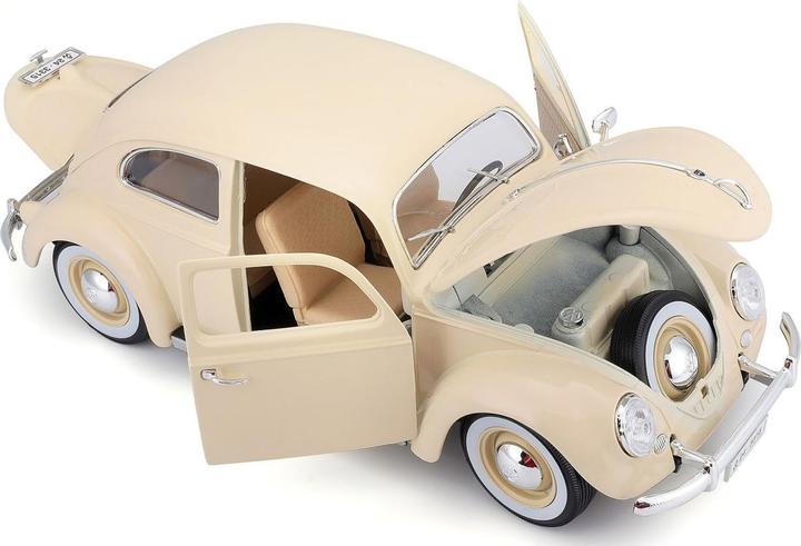Actual product image Bburago 18-12029 1:18 VOLKSWAGEN KAFERT-BEETLE BLUE (4)