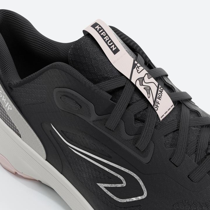 Actual product image Kalenji Kiprun JF190 Women's Running and Trail Shoes - Black/Pink (42)