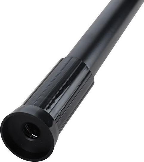 Produktbild MSV Duschstange Aluminium Glänzend schwarz 70 - 120 cm