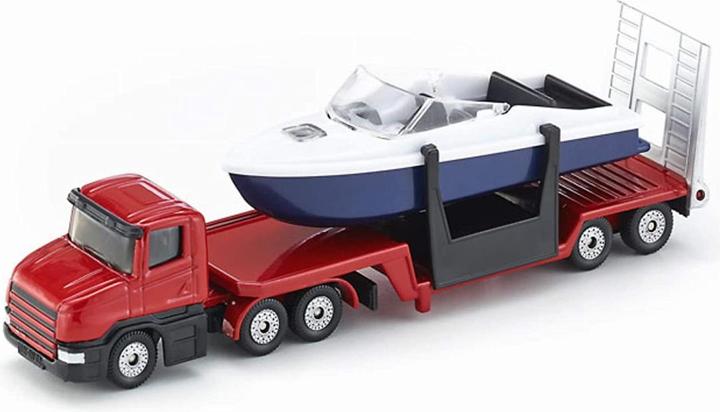 Actual product image Siku Low loader with boat