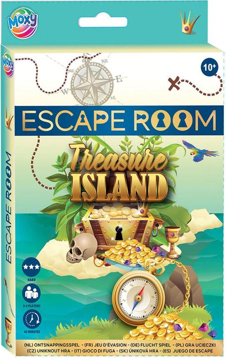 Actual product image Grafix Escape Room Treasure Island Escape Game