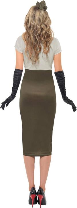 Actual product image Smiffys Womens/Ladies Spice Darling WW2 Army Pin Up Costume Set (S)