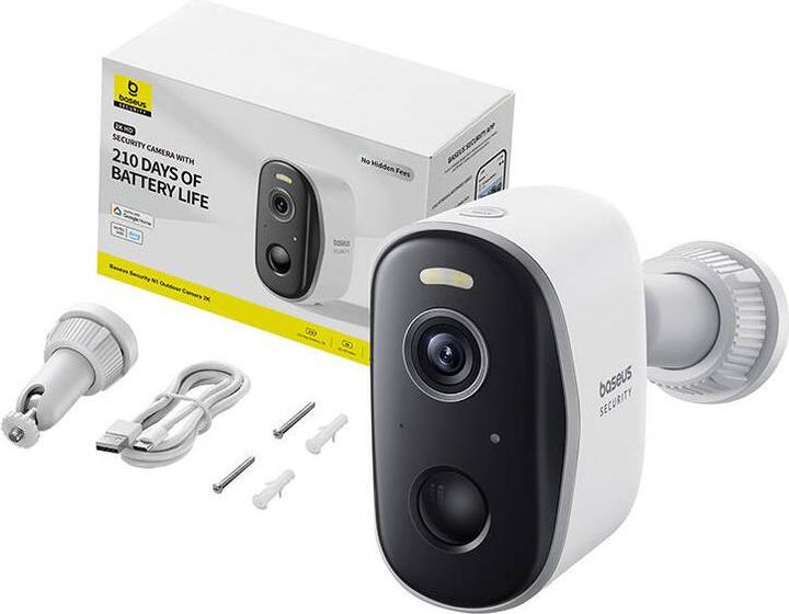 Actual product image Baseus N1 Outdoor Camera (White)