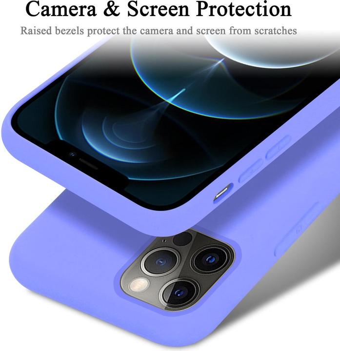 Actual product image Cadorabo TPU Liquid Silicone Case Cover (Apple iPhone 12 Pro Max)