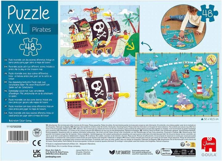 Actual product image Goula Puzzle Pirates XXL (48 pieces)