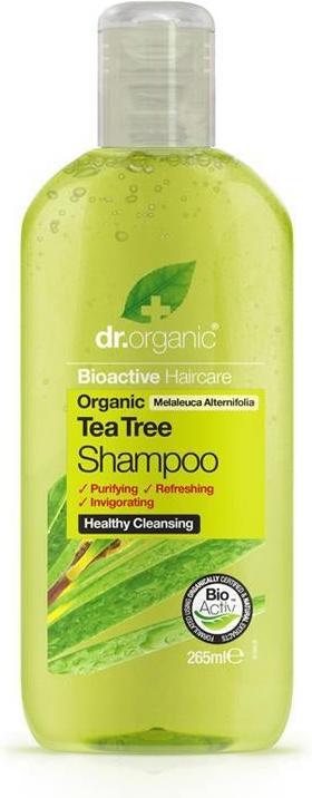 Actual product image Dr. Organic BIOACTIVE ORGANIC Tea Tree Shampoo 265 ml (265 ml, Liquid shampoo)