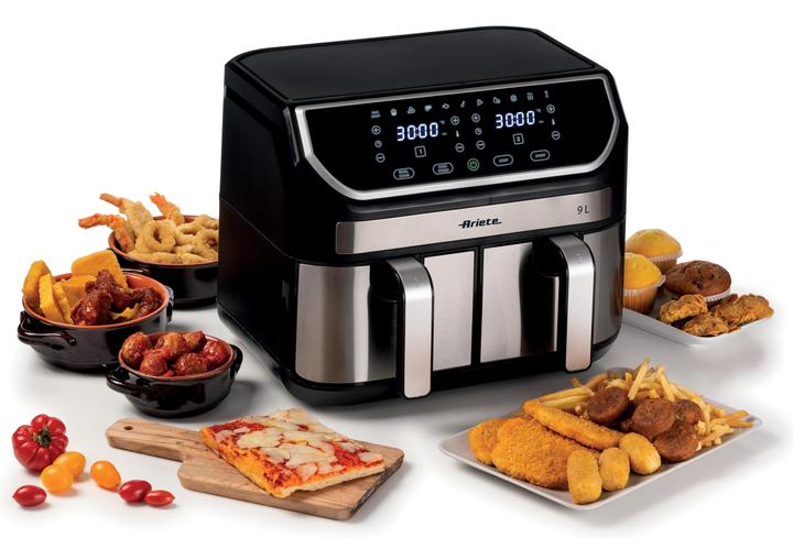 Actual product image Ariete 4625 Double hot air fryer