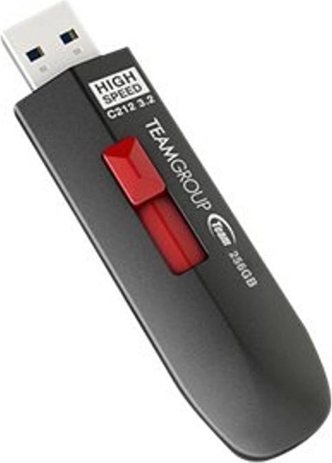 Immagine prodotto Team Electronic TeamGroup C212 256GB, USB3.2 Gen2, nero (256 GB, USB-C)