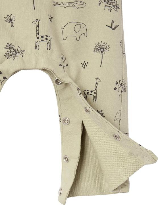 Actual product image Vertbaudet Baby-Set: Latzhose, Body & Halstuch, Dschungelmotive (80)