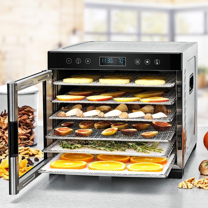 Produktbild Rommelsbacher D?rrautomat DA 950 (edelstahl/schwarz, 600 Watt, D?rrfl?che 30,5cm x 33cm pro Ebene)
