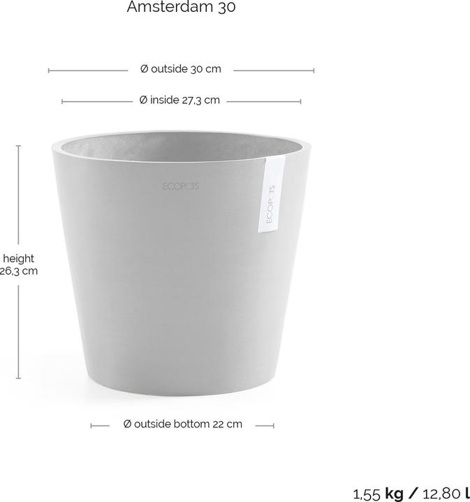 Produktbild Ecopots Amsterdam (26.30 cm)