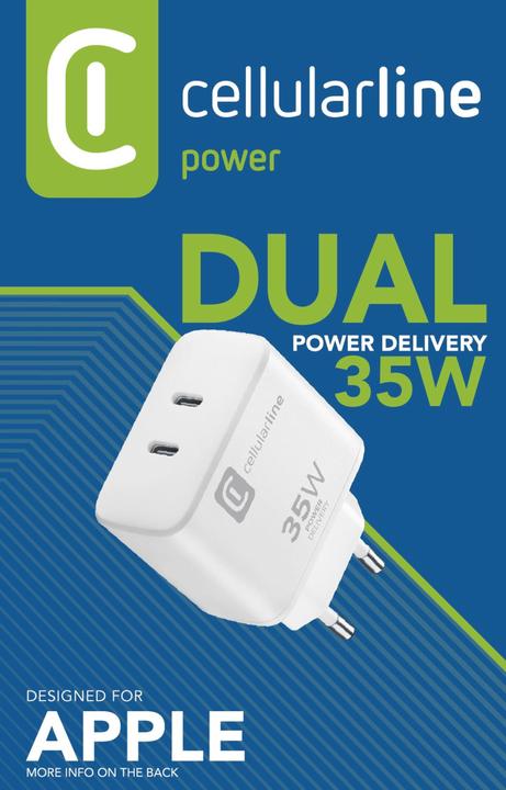 Immagine prodotto Cellularline Dual Charger 35W (35 W)