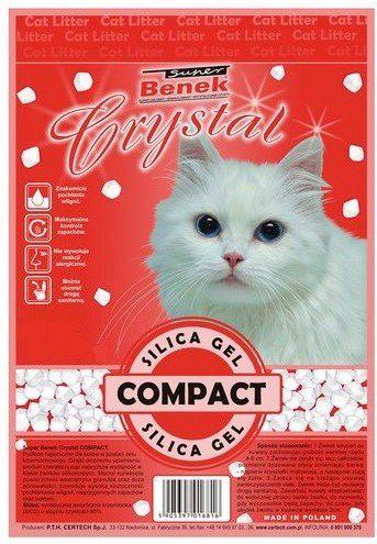 Actual product image Certech Cat litter Super Benek Super Benek Crystal Compact Natural 30 l (Non-dusting, Non-clumping, Fast absorbing, Biodegradable, Neutralizing, 13 kg)