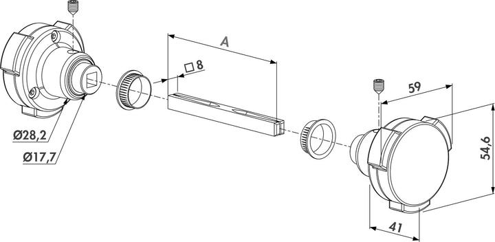 Immagine prodotto Locinox Manopola di sicurezza KIDLOC (Connettore per pulsante, 1 pz.)