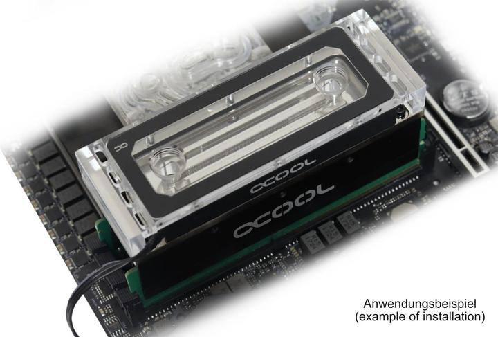 Actual product image Alphacool 17467 Computer cooling system part/accessories water block