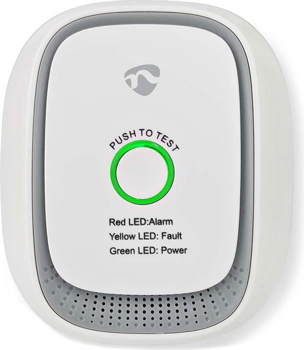Produktbild Nedis SmartLife Gasdetektor | Zigbee 3.0 | Netzstromversorgung | Sensorlebensdauer: 5 Jahre | EN 501