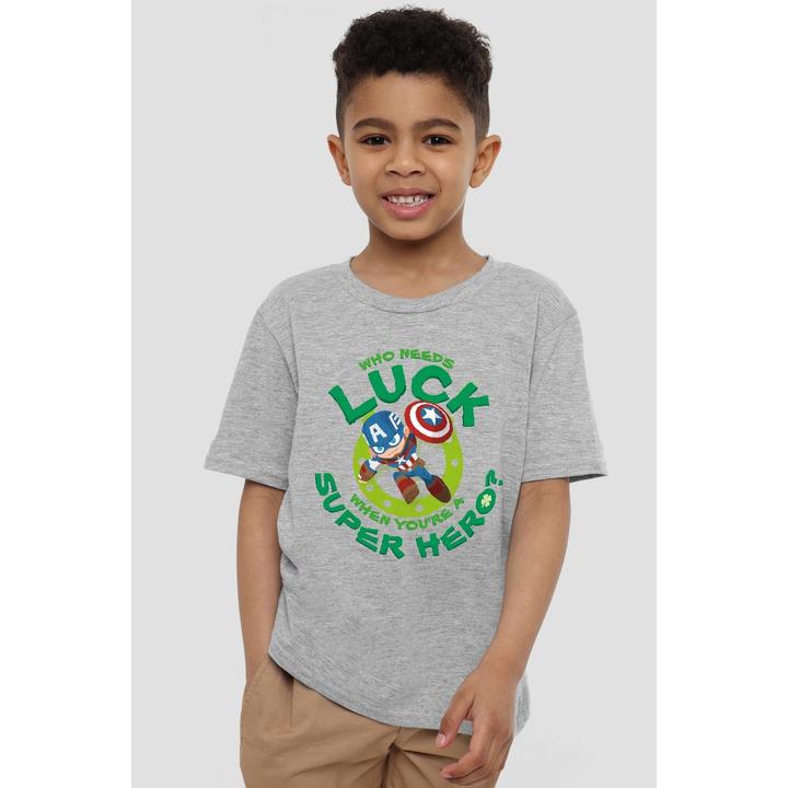 Produktbild Captain America St Patrick's Day Lucky TShirt St PatricksTag (152, 158)
