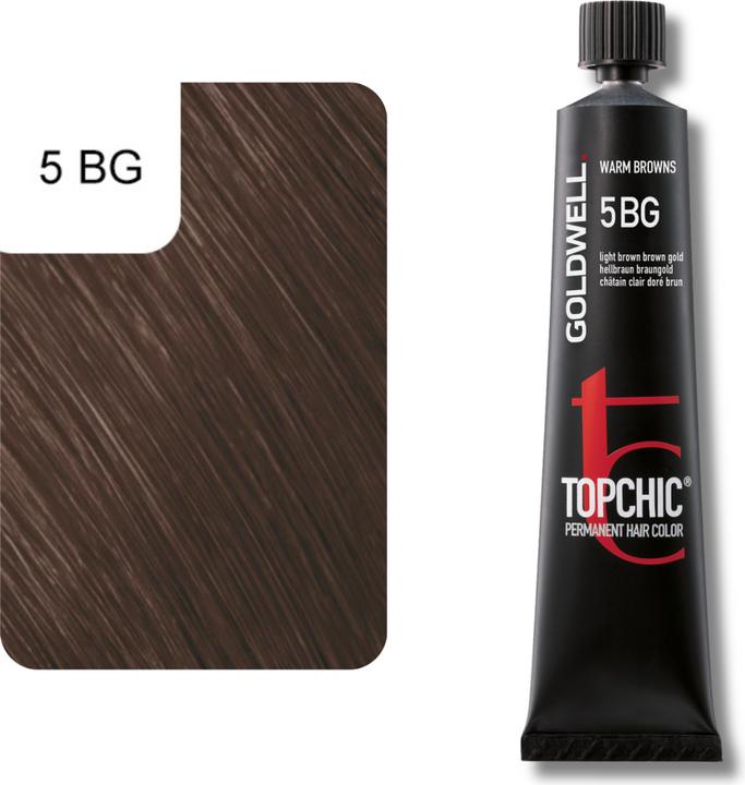 Actual product image Goldwell Topchic (5BG Light Brown Brown Gold)