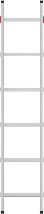 Produktbild Hailo S60 ProfiStep uno, Aluminium-Anlegeleiter, 6 Sprossen (Anlegeleiter, 80 cm)
