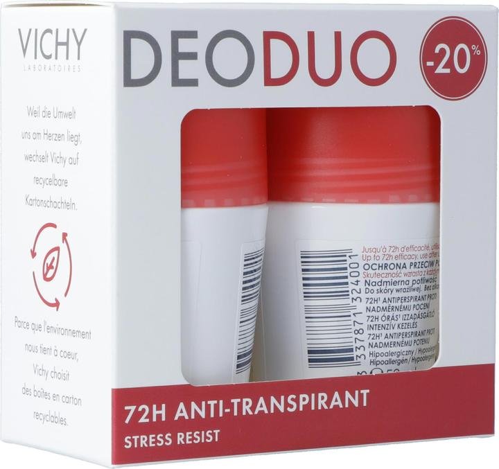 Produktbild Vichy Deo Stress Resist Duo Roll-on (2 x 50ml) (Roll-on, 50 ml)