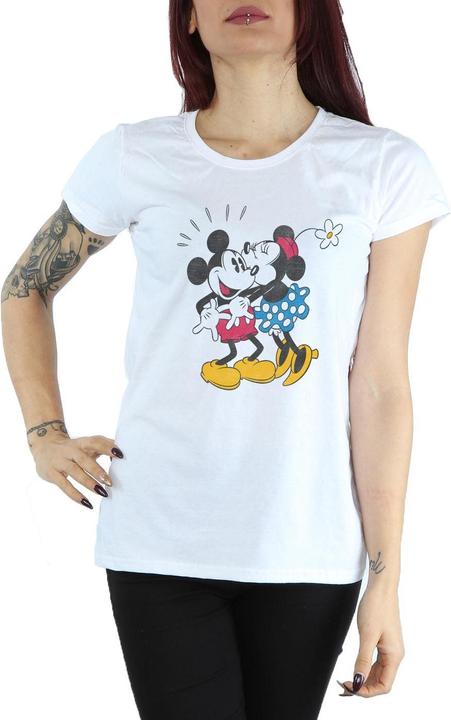 Immagine prodotto Disney Mickey And Minnie Kiss Maglietta Donna (M)