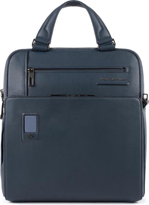 Productafbeelding Piquadro Akron, Leren rugzak, blauw, laptopcompartiment, voor heren, 33 c