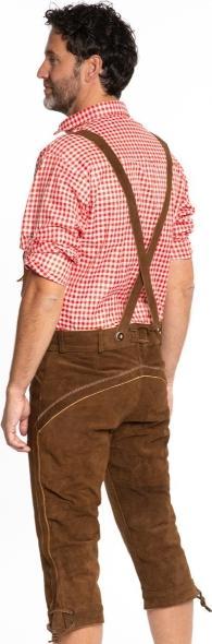 Produktbild PartyChimp Lederhose Rudi Lang Dunkelbraun Grösse S (S)