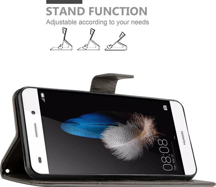 Image du produit Cadorabo Couverture du livre de fleurs (Huawei P8 Lite)