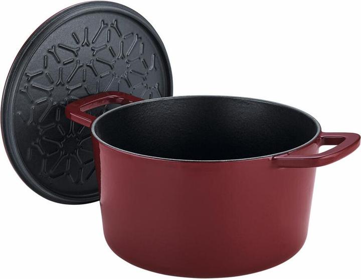 Image du produit Fissler Cocotte en fonte ronde, Bourgogne rouge (24 cm, Cocotte + faitout, Fonte)