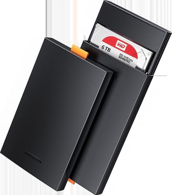 Produktbild Ugreen SSD/HDD-Gehäuse 2,5" USB 3.0 SATA schwarz (CM237) (2.5")